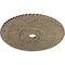 Ekena Millwork Melonie Ceiling Medallion (Fits Canopies up to 6 1/4"), 36 1/4"OD x 1 7/8"P, Gobi Desert Crackle CM36MEGDC - alternate 3